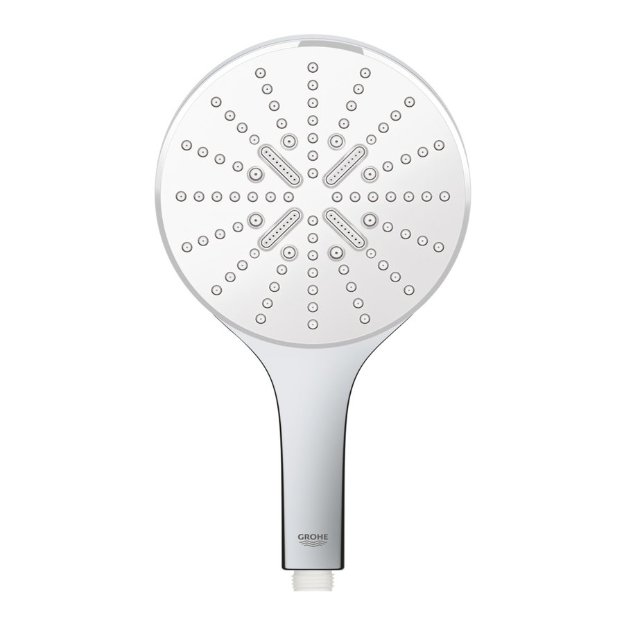 Handdouche Grohe Rainshower SmartActive 150 Rond 15cm Chroom/Wit