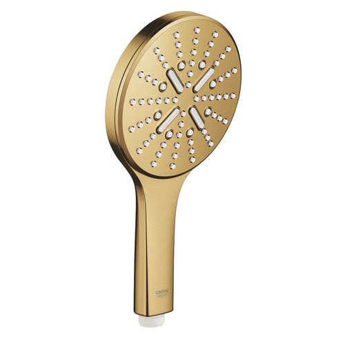 Handdouche Grohe Rainshower SmartActive 130 Rond 13cm Cool Sunrise Geborsteld (Mat Goud) 