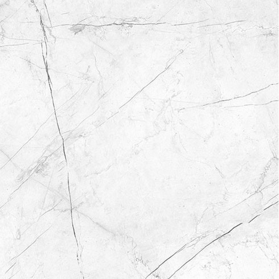 Vloertegel XL Energieker Ekxtreme Marquina Glans 120x120 cm Marmerlook Wit (prijs per m2)