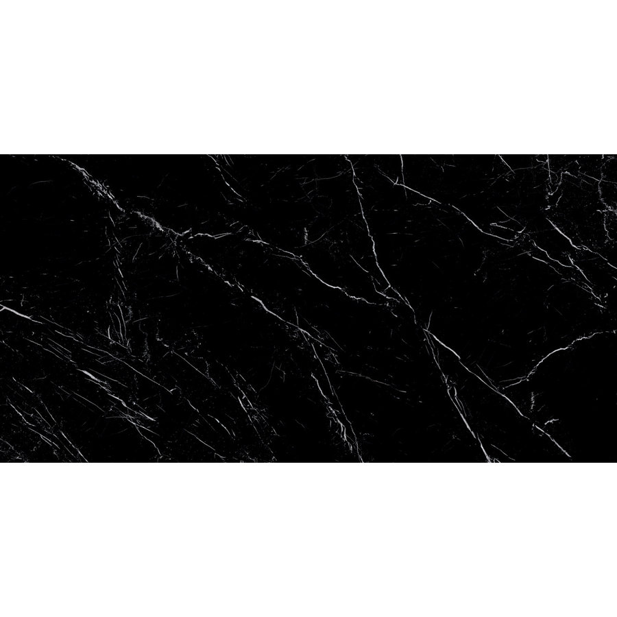 Vloertegel Energieker Ekxtreme Levigato Marquina Black Glans Zwart 60x120 cm (prijs per m2)