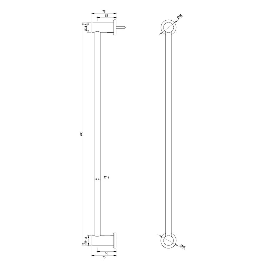 Glijstang Brauer Gold Edition Geborsteld Goud