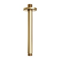 Regendoucheset Inbouw Brauer Gold Edition Thermostatisch 20cm met 3-Weg Omstelling, Plafondarm, Glijstang en Handdouche 3-Standen Geborsteld Goud