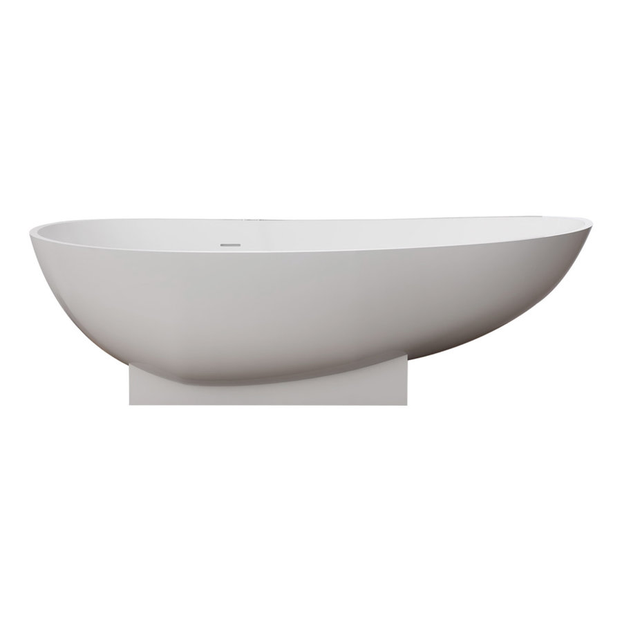 Vrijstaand Bad Best Design Earth 180x84x56 cm Solid Surface Mat Wit