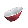 Best Design Vrijstaand Bad Best Design Redpool 178x78x61 cm Acryl Rood