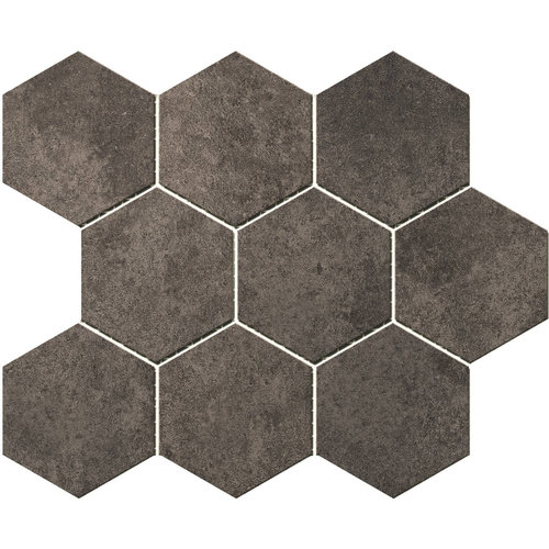 Hexagontegel Cristacer Umbria Grafito 35.5x29.2 cm (prijs per m2) 