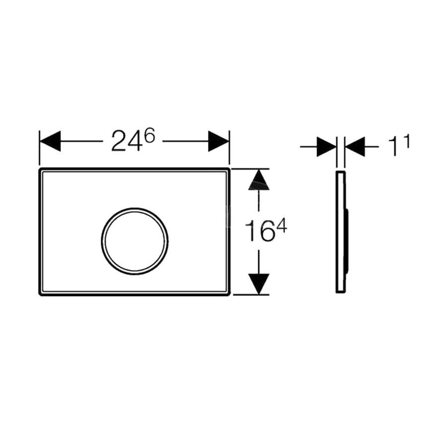 Geberit UP320 Toiletset set69 Geberit ONE Rimless Diepspoel Turboflush Wit met Sigma 10 drukplaat