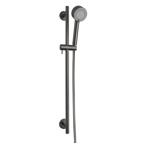 Glijstangset Wiesbaden Cadans Luxe Compleet Met Handdouche En Doucheslang Gunmetal 