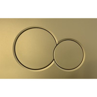 Bedieningsplaat Sigma  by Geberit Frontbediening Mat Goud