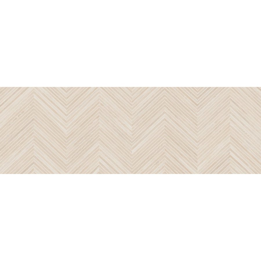 Wandtegel Larchwood Zig Maple 40x120 cm Creme (doosinhoud 1.44 m2) (prijs per m2)