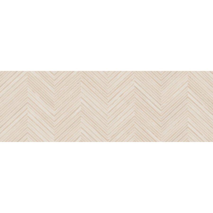 Wandtegel Larchwood Zig Maple 40x120 cm Creme (doosinhoud 1.44 m2) (prijs per m2)