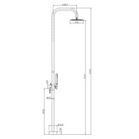 Buitendouche Wiesbaden Sole Met Handdouche RVS 304