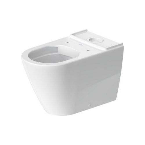 Toilet Duravit D-Neo Staand Voor Reservoir Rimless Diepspoel 65 cm Hoogglans Wit 