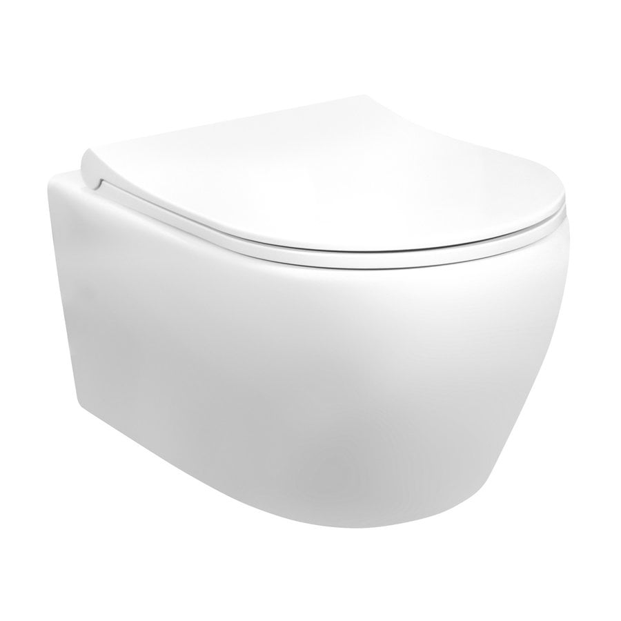 Wandcloset Aquasplash Aloni Keramiek Met RVS Sproeier Wit