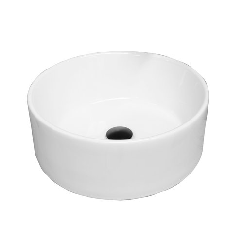 Waskom Aquasplash Salt 39cm Rond Porselein Wit 