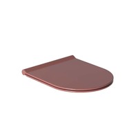 Toiletzitting Salenzi Form Slim met Softclose Glans Roze