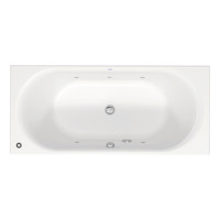 Whirlpool Duravit D-Neo Inbouw Duo 180x80x48.5 cm Wit