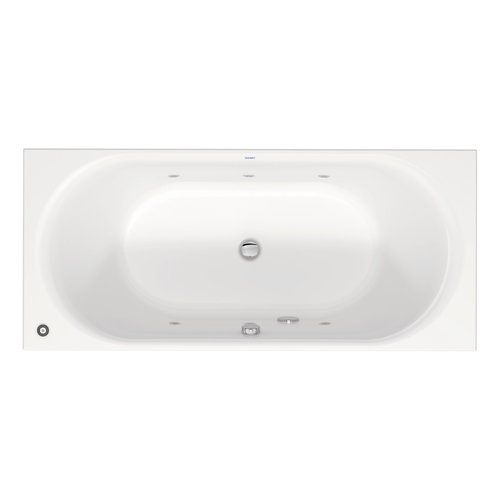 Whirlpool Duravit D-Neo Inbouw Duo 180x80x48.5 cm Wit 