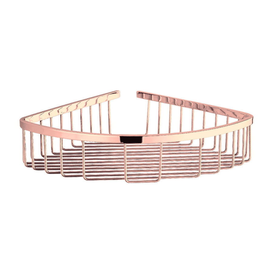 Opbergrek Best Design Lyon Douchekorf Hoekmontage Mat Rose Goud