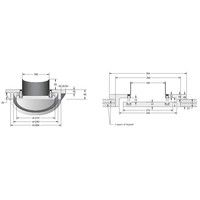 Instucbare ventilatierooster Ventmann Circle 16 cm