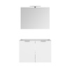 Allibert Badmeubelset Allibert Euro Pack 80cm Glans Wit (Flat Pack)