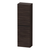 Hoge Kast Duravit D-Neo Kolomkast Wand 132 cm Linksdraaiend Mat Kastanje (Donker)