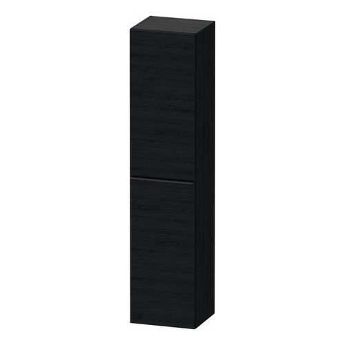 Hoge Kast Duravit D-Neo Kolomkast Wand 176 cm Linksdraaiend Mat Eiken Zwart 