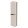 Hoge Kast Duravit D-Neo Kolomkast Wand 176 cm Rechtsdraaiend Mat Taupe