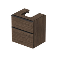 Badmeubel Duravit D-Neo Wand 58.4x44.2x62.5 cm Mat Noten (Donker)