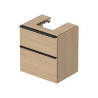 Badmeubel Duravit D-Neo Wand 58.4x44.2x62.5 cm Mat Natuur Eiken