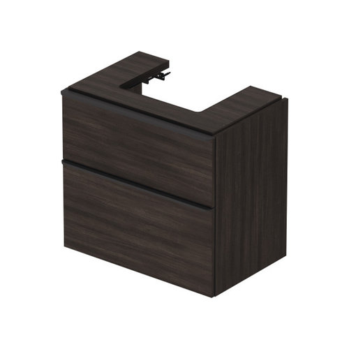Badmeubel Duravit D-Neo Wand 68.4x44.2x62.5 cm Mat Kastanje (Donker) 