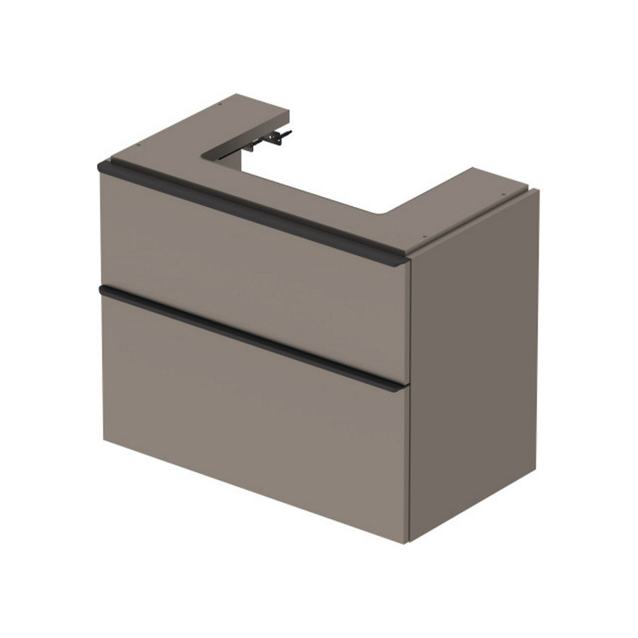 Badmeubel Duravit D-Neo Wand 78.4x44.2x62.5 cm Mat Basalt