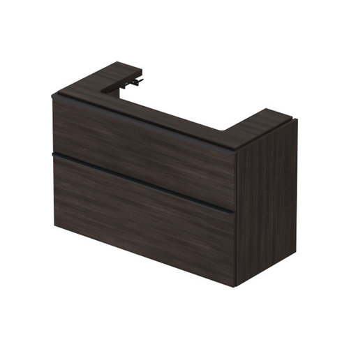 Badmeubel Duravit D-Neo Wand 98.4x44.2x62.5 cm Mat Kastanje (Donker) 