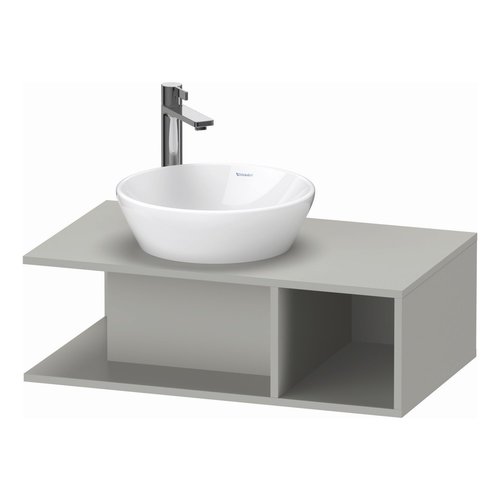 Badmeubel Duravit D-Neo Wand 80x48x26 cm Rechts Mat Betongrijs 