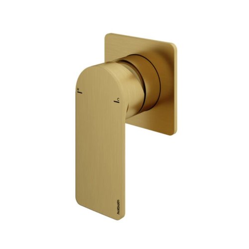 Douchekraan Inbouw Hotbath Gal Mengkraan Geborsteld Messing PVD (excl. inbouwdeel) 