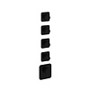Thermostaat Hotbath Gal High Flow met 4 Stopkranen Mat Zwart
