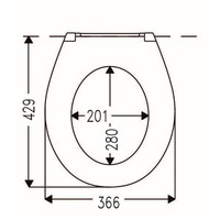 Toiletzitting Cedo Beach Path Softclose Bruin