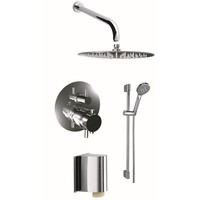 Regendoucheset Inbouw Bongio Shower Set met Handdoucheset Chroom