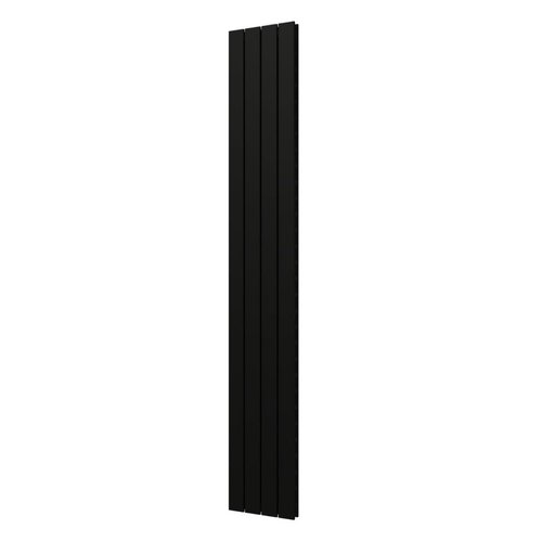 Designradiator Plieger Cavallino Retto Dubbel 905 Watt Middenaansluiting 200x29,8 cm Mat Zwart 