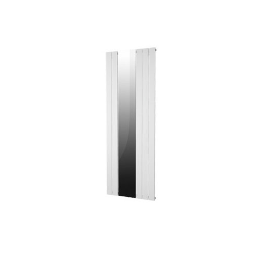 Designradiator Plieger Cavallino Retto Specchio 773 Watt Middenaansluiting 180x60,2 cm Mat Zwart 