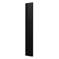 Designradiator Plieger Cavallino Retto Dubbel 905 Watt Middenaansluiting 200x29,8 cm Antraciet Metallic