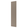 Plieger Designradiator Plieger Cavallino Retto Dubbel 1287 Watt Middenaansluiting 200x45 cm Zandsteen