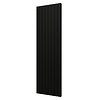 Plieger Designradiator Plieger Cavallino Retto Dubbel 1716 Watt Middenaansluiting 200x60,2 cm Zwart