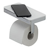 Geesa Toiletrolhouder Geesa Frame met Planchet Wit Chroom