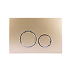 StarBlueDisc Bedieningsplaat StarBlueDisc Doppio 40 TBV Geberit UP100 UP320 UP300 UP700 UP720 Champagne Goud met Chroom