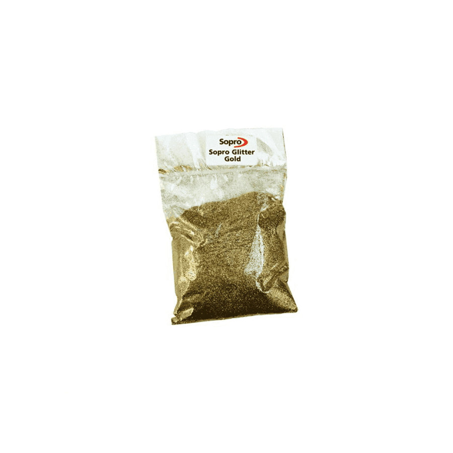 Sopro Glitter Voeg Goud (per zakje 100 gram)