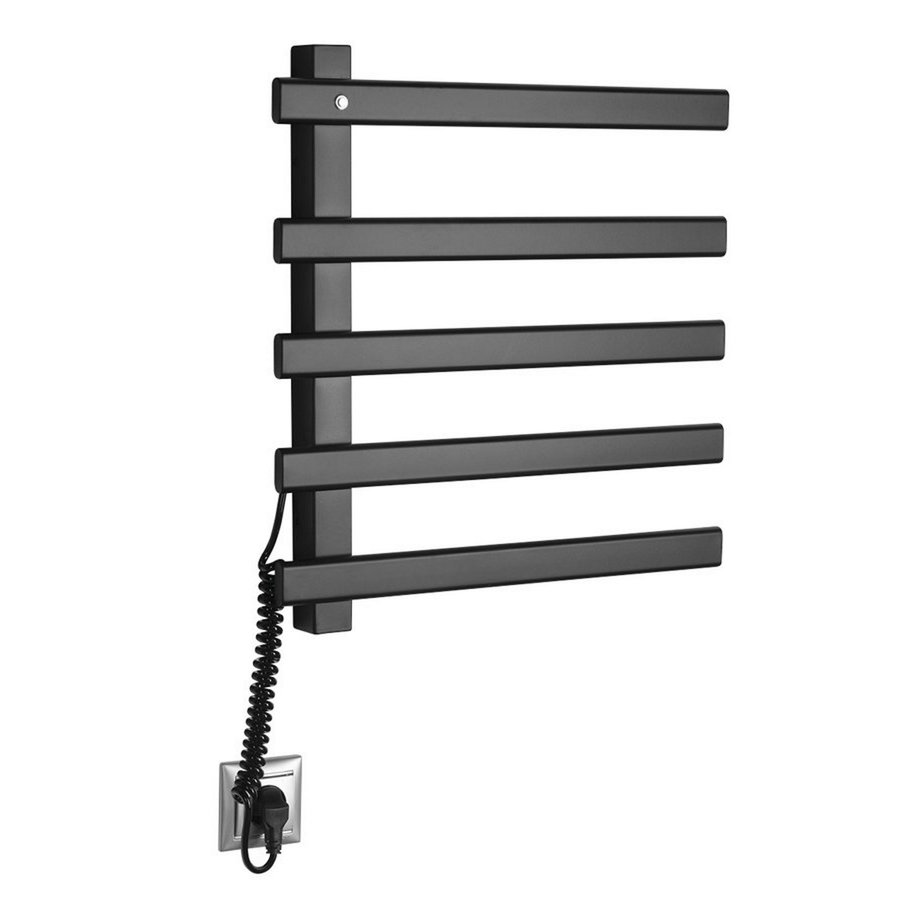 Handdoekradiator Sapho Elcor 48x52 cm 85 Watt Mat Zwart