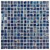 The Mosaic Factory Mozaïek Amsterdam Goud 32.2x32.2 cm Glas Met Goud Ader En Donkerblauw (Prijs per 1,04 M2)