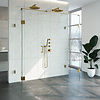 Douchecabine Compleet Just Creating Profielloos XL 80x180 cm Goud