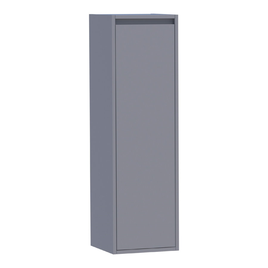 Hoge Kast NEXXT Exclusive Line Rechtsdraaiend 120x35x35 cm Mat Grijs