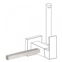 Handdoekhouder t.b.v. bidetmengkraan Tres Cuadro Exclusive RVS